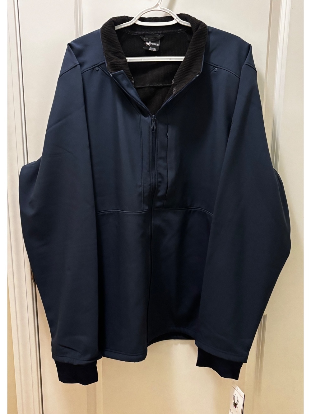 Spyder Men’s Frontier Full Zip Jacket Blue Size 3XL
